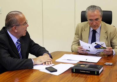 vice-presidente Michel Temer e Eliseu Padilha